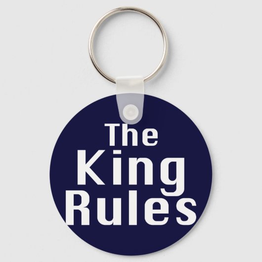 The King Rules Gifts Sleutelhanger (Voorkant)