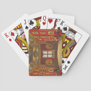 The King's Closet, Windsor Castle, uit 'Royal Res' Speelkaarten