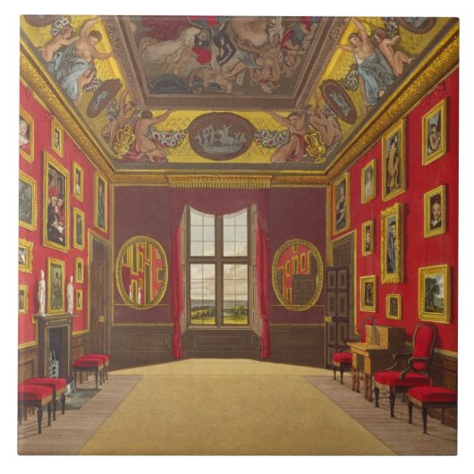 The King's Closet, Windsor Castle, uit 'Royal Res' Tegeltje (Voorkant)