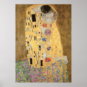 The Kiss, 1907-08 Poster