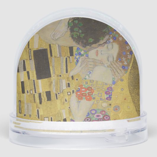 The Kiss, Art Nouveau Oil Painting, Gustav Klimt Sneeuwbol (Achterkant)