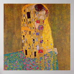 The Kiss by Klimt Poster