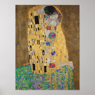 The Kiss (geliefden) Der Kuss (Liebespaar) Gustav Poster