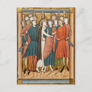 The Kiss of Judas, "Psautier a l'Usage de Paris" Briefkaart