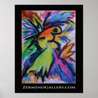 "The Kiss" van ZermenoGallery.com Poster