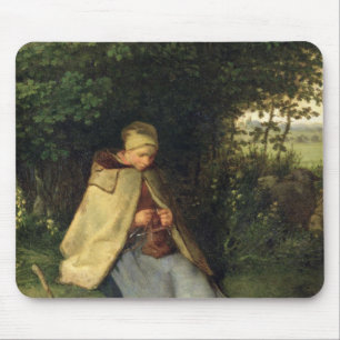 The Knitter of, The Seated Shepherdess, 1858-60 Muismat