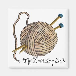 The Knitting Club Magnet Magneet