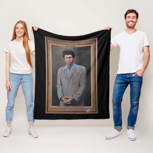 The Kramer Portrait Fleece Deken (In situ)