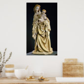 The Krumauer Madonna, c.1400 Poster (Keuken)