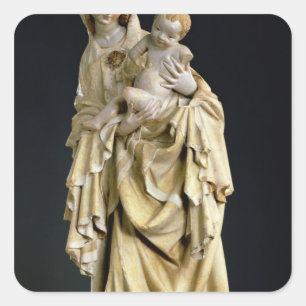 The Krumauer Madonna, c.1400 Vierkante Sticker