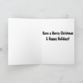 Thé La Carte de Noël Joyeux Bulldog (Intérieur)