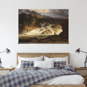 The Labro Falls Canvas Afdruk (Insitu (Slaapkamer))