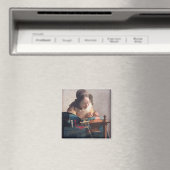 The Lacemaker, Johannes Vermeer, 1669-1670 Magneet (Insitu (Vaatwasser))