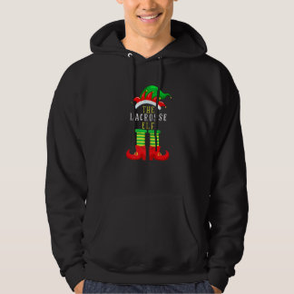 The Lacrosse Elf Christmas Family Matching Xmas Hoodie