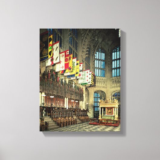 The Lady Chapel, in 1503 begonnen Canvas Afdruk (Voorkant)