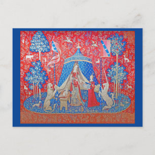 The Lady en de Unicorn/A Mon Seul Desir Briefkaart