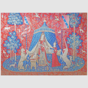 The Lady en de Unicorn/A Mon Seul Desir Tissuepapier