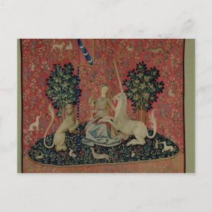 The Lady en de Unicorn: 'Sight' Briefkaart