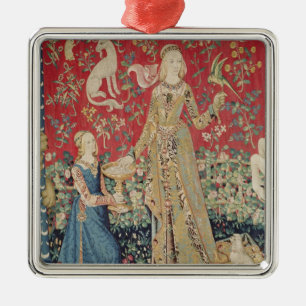 The Lady en de Unicorn: "Smaak" Metalen Ornament