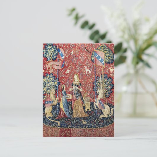 The Lady en de Unicorn, Smell Briefkaart (Staand voorkant)