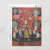 The Lady en de Unicorn, Smell Briefkaart (Voorkant / Achterkant)