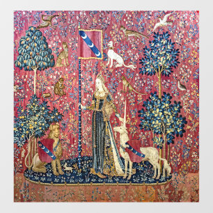 The Lady en de Unicorn, Touch Raamsticker