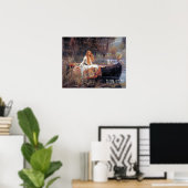 The Lady of Shallot Poster (Thuiskantoor)