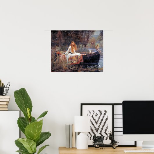 The Lady of Shallot Poster (Thuiskantoor)