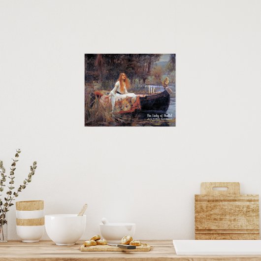 The Lady of Shallot Poster (Keuken)
