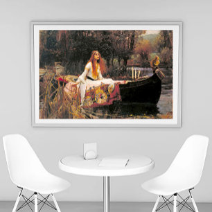 The Lady of Shalott 1888 John William Waterhouse Foto Afdruk