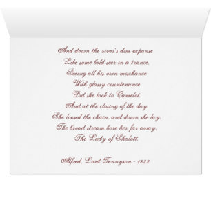 "The Lady of Shalott" door John W. Waterhouse