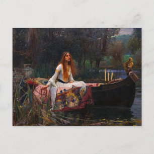 The Lady of Shalott door John William Waterhouse Briefkaart