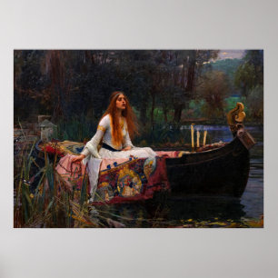 The Lady of Shalott door John William Waterhouse Poster