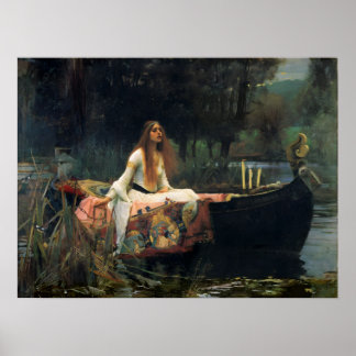 The Lady of Shalott door John William Waterhouse Poster