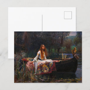 The Lady of Shalott door John William Waterhouse Uitnodiging Briefkaart