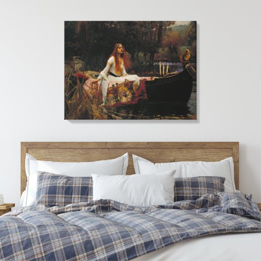 The Lady of Shalott: Een Keltisch spookverhaal Canvas Afdruk (Insitu (Slaapkamer))