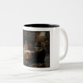 The Lady of Shalott: Een Keltisch spookverhaal Tweekleurige Koffiemok (Voorkant rechts)