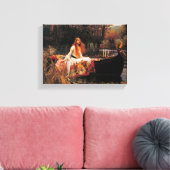 The Lady of Shalott John William Waterhouse Canvas Afdruk (Insitu (Woonkamer))