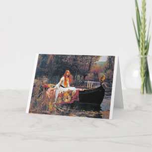 The Lady of Shalott, John William Waterhouse Kaart