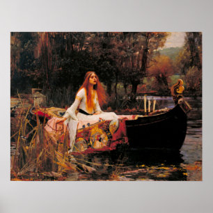 The Lady of Shalott John William Waterhouse Poster