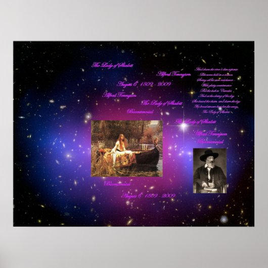 The Lady of Shalott Poster (Voorkant)