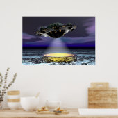 The Landing (start bij $12,80) Poster (Keuken)