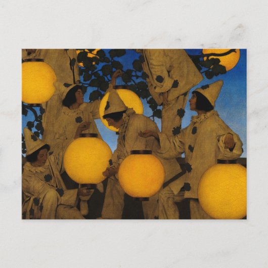 The Lantern Bearers, 1908, van Maxfield Parrish Briefkaart (Voorkant)