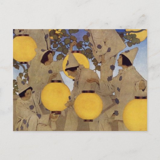 The Lantern Bearers - Maxfield Parrish Briefkaart (Voorkant)