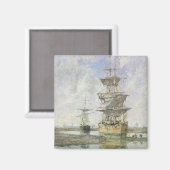 The Large Ship, 1879 (olie op canvas) Magneet (Voorkant / Achterkant)