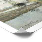 The Large Ship, 1879 (olie op canvas) Poster (Hoek)