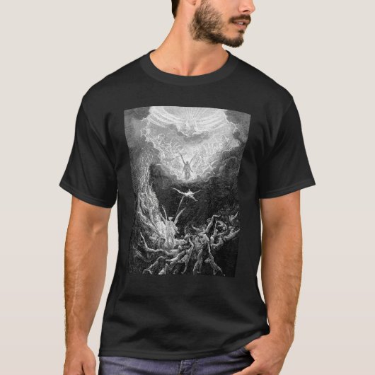 The Last Judgment Gustave Dore Biblical Art T-shirt (Voorkant)