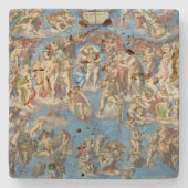 The Last Judgment – Michelangelo Buonarroti Stenen Onderzetter (Voorkant)