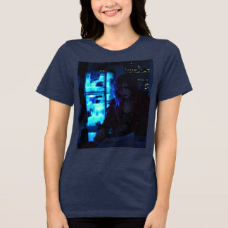 The Last of Us Anime Women's Tri-Blend Tee Tri-Blend Shirt