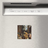 The Last Sacrament of St. Jerome, 1614 Magneet (Insitu (Vaatwasser))